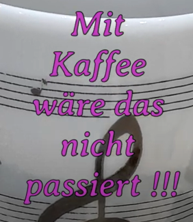 Ich habe keine Probleme mit Kaffee ...