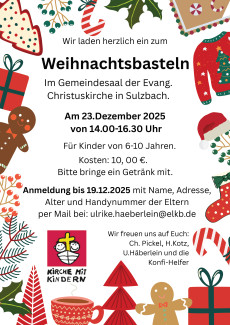 Weihnachsbasteln 2025